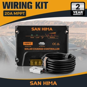 San Hima 20A MPPT Solar Charge Controller With Cable 12V/24V Regulator USB - Picture 1 of 11