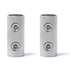 2PCS 1/0 Gauge Wire Couplers Audio Car Brass Terminal Butt Connectors - 0GA - Picture 1 of 11