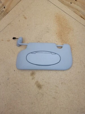 Viseira solar 2007-2013 Mini Cooper LH lado do motorista com espelho claro cinza fabricante de equipamento original - Imagem 1 de 3