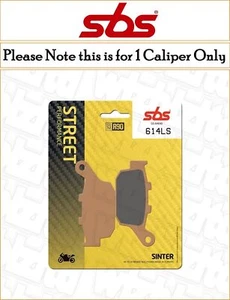 Buell X1 1200 Lightning 1999-2002 [Rear Sintered Brake Pads] [SBS LS Series] - Picture 1 of 1