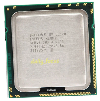 Intel Xeon E5620 2.4 GHz LGA1366 4 cores SLBV4 8 threads CPU Processor 12 MB - Image 1 of 4