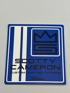 Neu Scotty Cameron blau weiß Hi Performance Putter Aufkleber Abziehbild Titleist groß - Bild 1 von 3