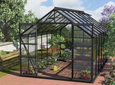 Vitavia Gewächshaus, Treibhaus Mars 11500, schwarz, HKP oder Glas, Tomatenhaus