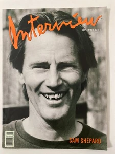 INTERVIEW Magazine 1988 SAM SHEPARD STEPHEN SPROUSE HERB RITTS ROBBIE CONAL - Picture 1 of 6