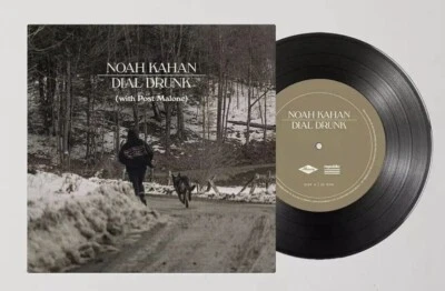 Noah Kahan - Dial Drunk Post Malone 7” Vinyl EP Record Single Limited Edition - Image 1 of 4