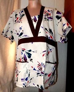 Oltex Scrub Top L with Drawstring Waist Adjustment - Picture 1 of 7