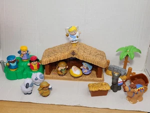 Fisher Price LITTLE PEOPLE NATIVITY SET Deluxe Christmas Music Lights - WORKS! - Picture 1 of 4