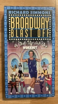 Richard Simmons - Broadway Blast Off (VHS Tape) NEW • Workout, Good Times Video - Image 1 of 2
