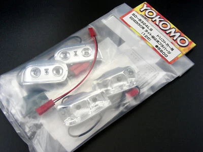 Vintage Yokomo 1/10 Goodyear D1 Racing B324LS Complete Light Buckets & LED Set ! - Image 1 of 4