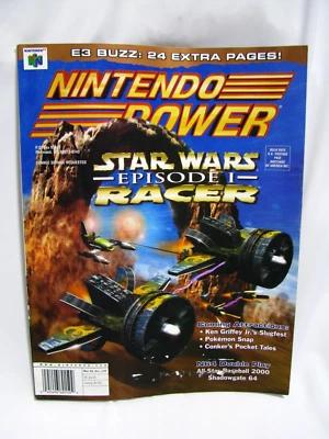 Nintendo Power Magazine No120 май 1999 Star Wars Episode 1 гонщик, плакат, вставки - Изображение 1 из 4