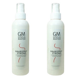 2x GISELA MAYER HAARSPRAY STRONG 400ml für PERÜCKE HAARTEIL aus ECHT / KUNSTHAAR - Bild 1 von 2