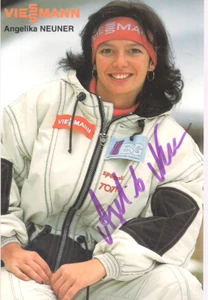 Autogramm Angelika Neuner Rennrodlerin Österreich Originalunterschrift - Bild 1 von 1