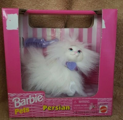 1998 Barbie Pets Persian ~ White Persian cat ~ New - 67572-91  - Image 1 of 4