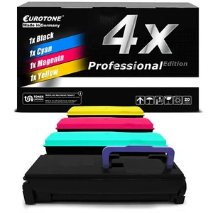 4x Eurotone PRO Toner ersetzt Kyocera TK 560 C TK 560 K TK 560 M TK 560 Y TK560 - Afbeelding 1 van 4