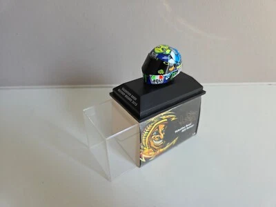 Minichamps 1/8 Helmet - V. Rossi - 2015 Misano (Yellow Fish) - 398150096 - Image 1 of 4