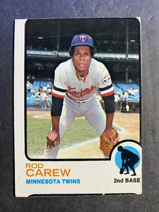 1973 Topps Baseball Rod Carew Minnesota Twins Card #330 Hall of Famer - Picture 1 of 2
