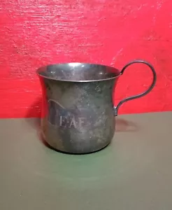 JUNK SILVER 94.6 grams 925 Sterling REED & BARTON Pointed Antique pattern Cup - Picture 1 of 9