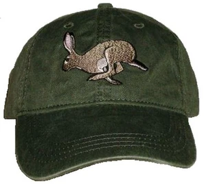 Jackrabbit  Embroidered Cotton Cap NEW Hat Rabbit Hare - Picture 1 of 1
