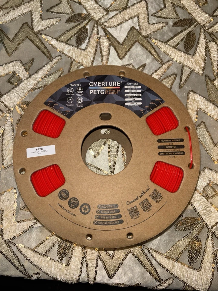 Overture PETG 3D Printer Filament 1.75mm - Image 1 of 2