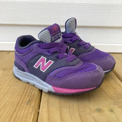 New Balance 997H Easy On Bungee Laces Sneakers Purple Toddler Girls 7.5 7.5C - Image 1 of 4