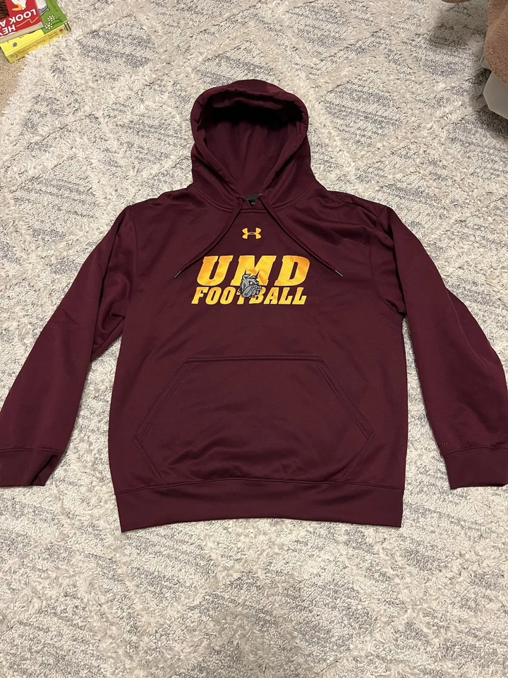 Sudadera con Capucha UMD Bulldogs Fútbol Under Armour UA Talla Mediana Foto 1 de 1