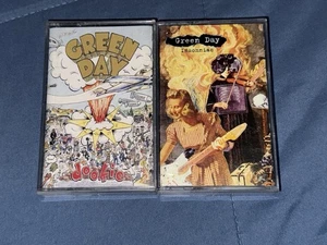 GREEN DAY DOOKIE 1994 & INSOMNIAC 1995 - 1st RELEASES - CASSETTE TAPE LOT - Picture 1 of 7