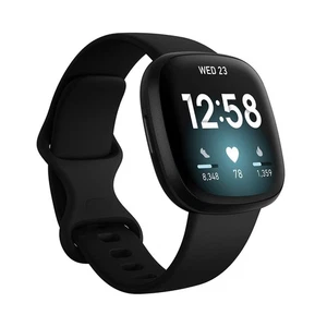Fitbit Versa 3 GPS Smartwatch mit Pulsmesser FB511 - Schwarz - Bild 1 von 7