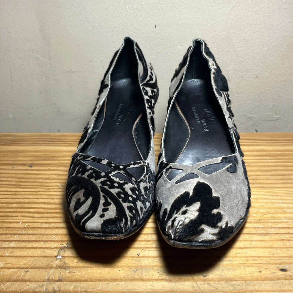 CYDWOQ Mujer Talla 14 48 Hecho a Mano Gatito Tacones Cuero de Becerro Foto 1 de 4