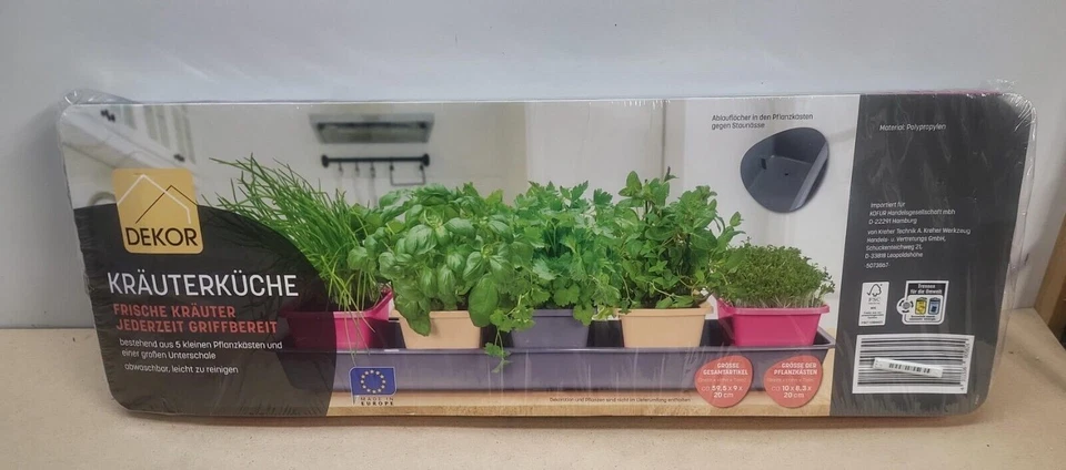 Kräutergarten Minigarden Kräuterküche mit 5 Pflanzkästen (E2R) - Bild 1 von 1