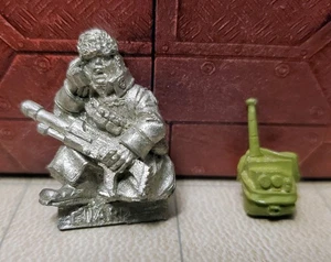 Warhammer 40k Valhallan Radio Vox Caster Comms Officer Imperial Guard Metal - Picture 1 of 1