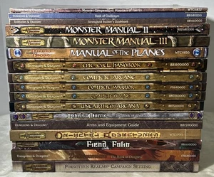 Lote De 17 Libros De Mazmorras Y Dragones Tapa Dura Monstruo Manual Guerrero Arcano - Imagen 1 de 19