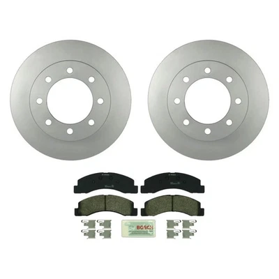 For Ford F-350 Super Duty 99-04 QuietCast Premium Front Brake Kit w Organic Pads Foto 1 de 4