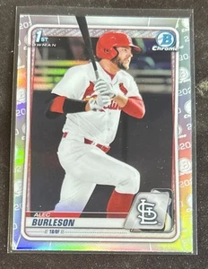 Alec Burleson 2020 Bowman Chrome Draft 1st Bowman #BD-45 Refractor Cardinals - Picture 1 of 2