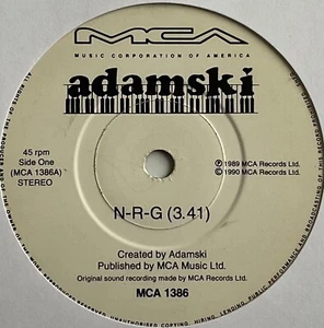 Adamski - N-R-G - 7” Vinyl Single (2) - Picture 1 of 3