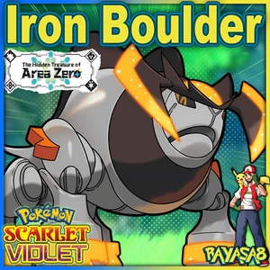 Paradox Pokemon Iron Boulder Best Stats Scarlet and Violet Pokémon Home - Bild 1 von 6
