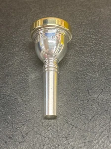 Bach Corp. 15C Small Shank Trombone Mouthpiece GOLD rim and cup - Picture 1 of 2