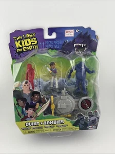 Netflix The Last Kids On Earth Toys Quint + Zombies Action Figure 2,5" Playset - Foto 1 di 3