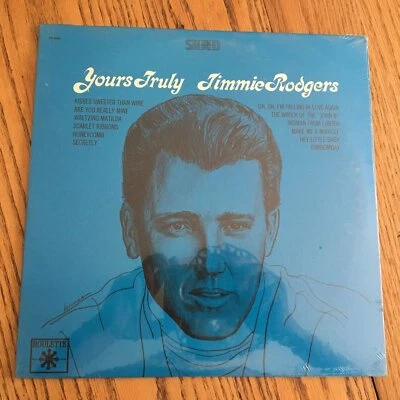 JIMMIE RODGERS Yours Truly ROULETTE SR 42006 STEREO NEW SEALED Vinyl Record - Image 1 of 3