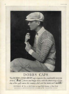 La casquette Dobbs Cool-Brow suggère des loisirs à 1926 Alfred Cheney Johnson photo