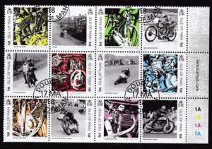 SG 2336-2347 ISLE OF MAN USED CTO STAMP SET 2018 GREAT BRITISH MOTORCYCLES - Picture 1 of 1
