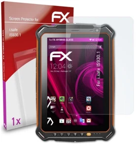 atFoliX Glass Protective Film for i.safe IS930.1 Glass Protector 9H Hybrid-Glass - Afbeelding 1 van 8