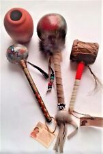 Native American Navajo Rawhide Rattle. Shaker. 3 Styles Available