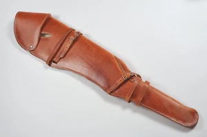 New Leather Rifle Gun Scabbard Fleece Guide Gear Holster Saddle Horse Hunt ATV - Picture 1 of 10