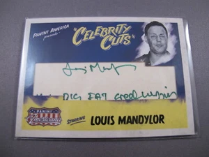 2011 Panini Americana Cuts Louis Mandylor Signed AUTO 23/50 Fat Greek Wedding - Picture 1 of 2