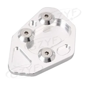 For BMW F800R HP2 R1200S Silver Side Stand Kickstand Plate Pad Big CNC - Picture 1 of 1