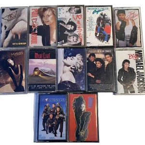 80s 90s CASSETTE TAPES Rock R&B Pop Rap YOU CHOOSE Madonna Michael Jackson - Picture 1 of 18