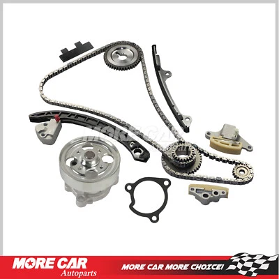 Timing Chain Kit Water Pump Set for 07-13 Nissan Rogue Sentra Altima 2.5L QR25DE - Image 1 of 4