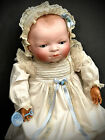 c.1920s SWEET 17" Brown-Eyed Bye-Lo Baby - Grace Putnam Antique Bisque Doll eyes