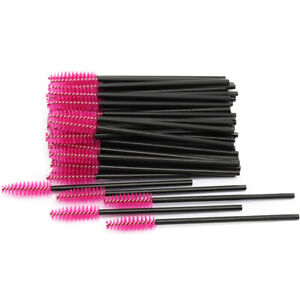 50pcs Disposable Eyelash Brush Eye Lashes Brushes Mascara Wands Applicator Tools