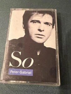 Peter Gabriel So Cassette Tape w/ In Your Eyes & Sledgehammer - Picture 1 of 4